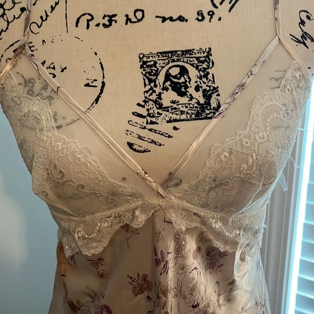 LINEA DONATELLA Midi Slip Sleepwear Night Gown